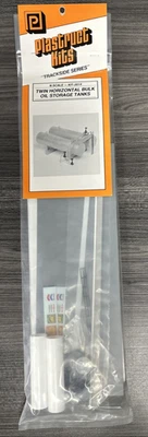 Kit Plastruct Kits Escala N #2014 Dos Horizontales A Granel Tanques de Almacenamiento de Aceite ¡NUEVO EN PAQUETE! Foto 1 de 4
