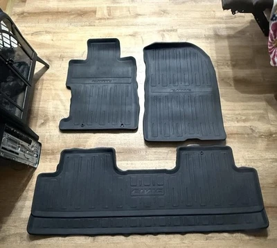 Alfombrillas de goma para Honda Civic Ex 2006-2011, LX, SI, sedán híbrido para todas las estaciones Foto 1 de 4