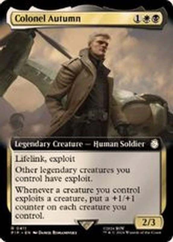 MTG Full Art Colonel Autumn English [PIP] - Image 1 of 1