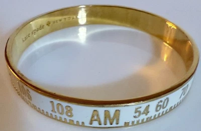 PULSERA BRAZALETE KATE SPADE TUNE IN RADIO AM/FM Talla Grande Foto 1 de 4