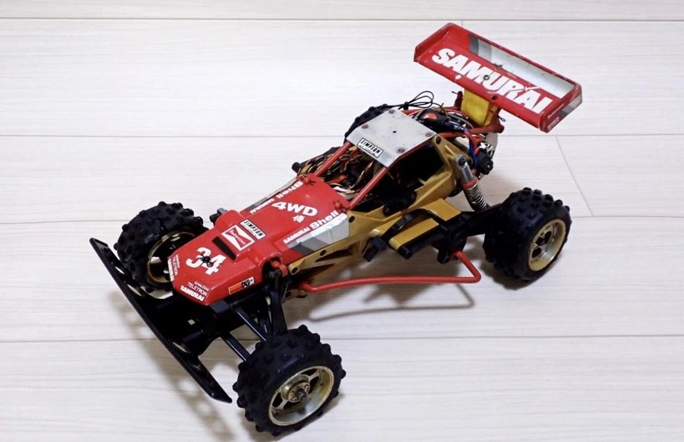 Buggy de carreras Marui 1986 1/10 radiocontrol The Samurai 4x4 de colección nuevo en caja basura leer descripción Foto 1 de 4