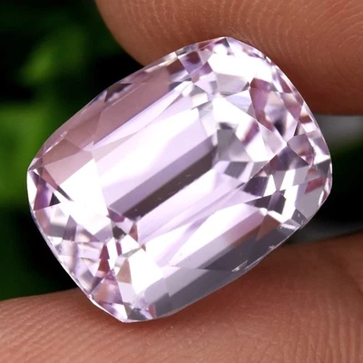 💎 14,24 карата VVS Cushion натуральный божественный жемчуг розовый кунцит - драгоценный камень Афганистан - Изображение 1 из 4