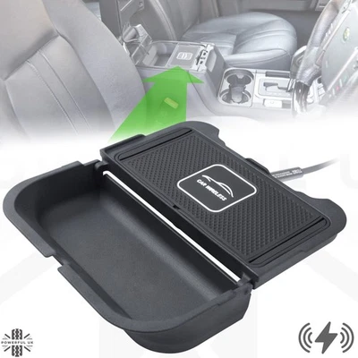 Wireless USB-A phone charging tray for Land Rover Discovery 3/4 centre console - Image 1 of 4