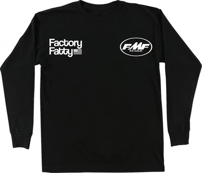 FMF Factory Fatty Mens Long Sleeve T-Shirt Black - Image 1 of 2