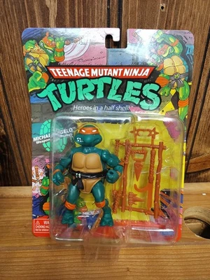 Figura Michelangelo Teenage Mutant Ninja Turtles Clásica Básica Retro 4" Playmate Foto 1 de 2