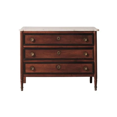 Cofre francés de nogal Luis XVI de 1780 Foto 1 de 4