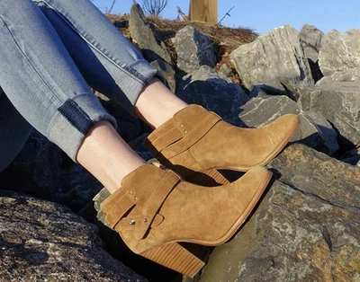 Nuevo en caja Botín Rag & Bone para mujer 37/US 7 gamuza tostada grada precio de venta sugerido por el fabricante $500 Foto 1 de 4