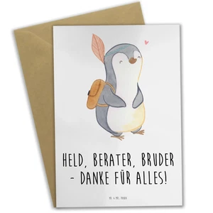 Grußkarte Held Bruder - Geschenk Liebe Geschenkideen handgefertigt Geschenki.. - Bild 1 von 5