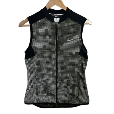 NIKE Aeroloft 800 Chaleco para Correr Plumón de Ganso para Mujer S Verde Oliva Camuflaje Reflectante Foto 1 de 4