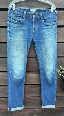 PEPE джинсы бедствия jean slim fit низкая талия тонкий ноги * размер 36 x 33 - Изображение 1 из 4