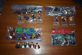 LEGO Harry Potter Set Lot 4736 Freeing Dobby 4737 Quidditch 4865 All Complete