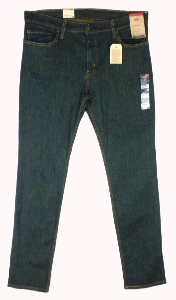 Levi's Mens 511 Slim Jeans Regular 33w X 32l 32 Rinsed Playa
