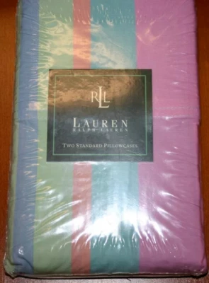Ralph Lauren SANDY LANE Standard Two (2) PILLOWCASES - NEW - Image 1 of 2
