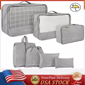 Bag AIl 7 Set Packing Cubes Luggage Packing Organizers for Travel Accessories US - Picture 1 of 25