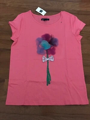 Nueva Camisa Top Gap Niños Niñas Flor Coral Talla XL 12 Foto 1 de 4
