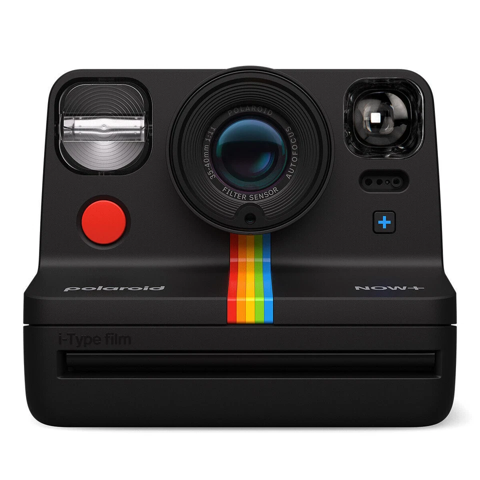 Polaroid Now+ Generation 2 i-Type Instant Camera - Black (009076)