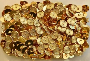 15mm 18mm 20mm Gold Aztec Polished Metal Shank Button Buttons XM80 XM80A XM80C - Picture 1 of 1