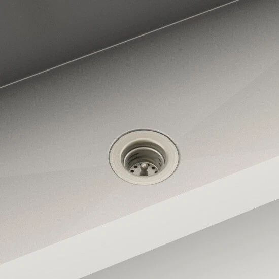 Julien 2 英寸重型黄铜水槽滤网缎面镍 100 085 — 第 1/4 张图片