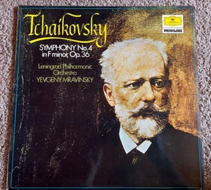 TCHAIKOVSKY - SYMPHONY NO. 4 IN F MINOR - LENINGRAD PHILHARMONIC - DGG RECORDS - Picture 1 of 4