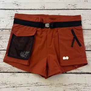 NIKE Naomi Osaka Utility Tennis Shorts DH5197-671 Cinnabar Red Women's Size M - Picture 1 of 8
