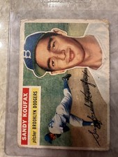 1956 Topps Sandy Koufax Brooklyn Dodgers MLB Baseball Vintage Card #79 Rare