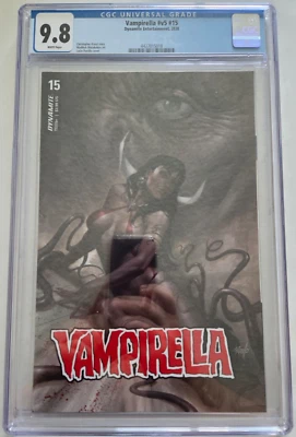 VAMPIRELLA Vol 5 #15 CGC 9.8 分级动态漫画 2020 LUCIO PARRILLO 封面 — 第 1/2 张图片