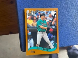 TOPPS BASEBALL 2002 MARLINS ABBOTT 64  MINT - Imagen 1 de 2