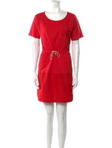 Echtes HERMÈS rotes Mini Baumwollkleid mit - Bild 1 von 4