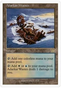 Adarkar Wastes HP schwer gespielt MTG Sixth 6th Edition MTG Magic The Gathering  - Bild 1 von 1