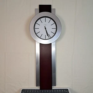Howard Miller Bergen 625-279 35”x12.5” Quartz Wall Clock MISSING Pendulum  - Picture 1 of 7