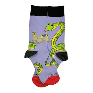 Happy Tree Snake with Babies Socks from the Sock Panda (Adult Small) - Picture 1 of 8