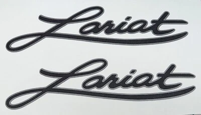 Lariat Decals (PAIR) fit F150 or Others TOP QUALITY - Image 1 of 2