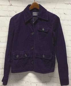 American Living Small Blazer Jacket Suit Separate Purple Corduroy Women - Picture 1 of 6