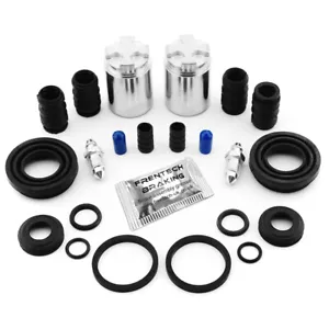 2x Rear Brake Caliper Repair Kits & Pistons For Suzuki Swift GTi (1989-1997) - Picture 1 of 8