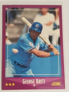 1988 Score #11 George Brett Kansas City Royals