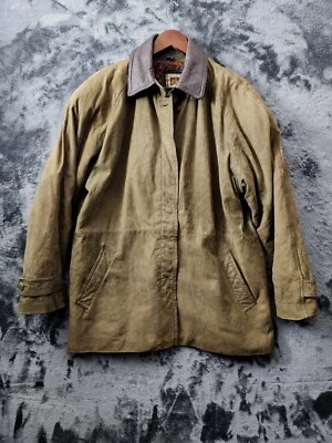 G3 Global Identity Western Heavy Leather Car Coat Green Men's Size Meduim  - Image 1 of 4