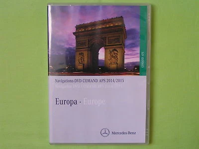 DVD NAVIGATION MERCEDES BENZ COMAND APS 2015 EUROPA CLS E SLK 15.0 GRÜN NTG 1 - Bild 1 von 3