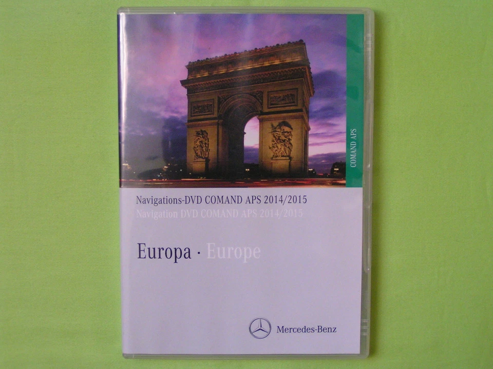DVD NAVIGATION MERCEDES BENZ COMAND APS 2015 EUROPA CLS E SLK 15.0 GRÜN NTG 1 - Bild 1 von 3