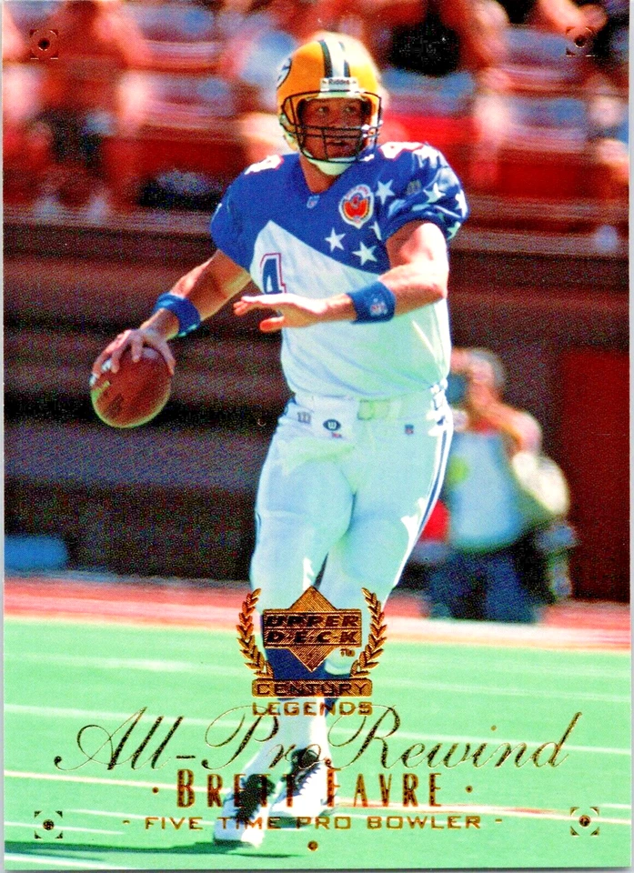 1999 UD Football Century Legends #101 Brett Favre Green Bay Packers HOF - Image 1 of 2