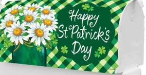 Happy St Patrick's Day Trio (Set of 3) Flag, Mailbox Cover and Flag Holder - Picture 1 of 3