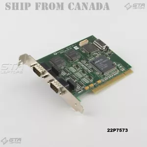 Quatech DSC-100 Serial 2-Port RS232 PCI Adapter Card 22P7573 - Imagen 1 de 5