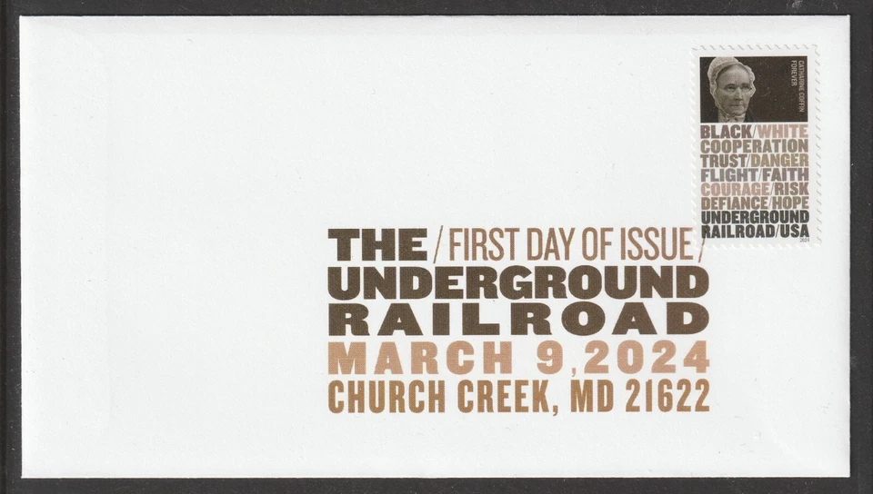 US 5839 The Underground Railroad Catharine Coffin DCP FDC 2024 - Image 1 of 1