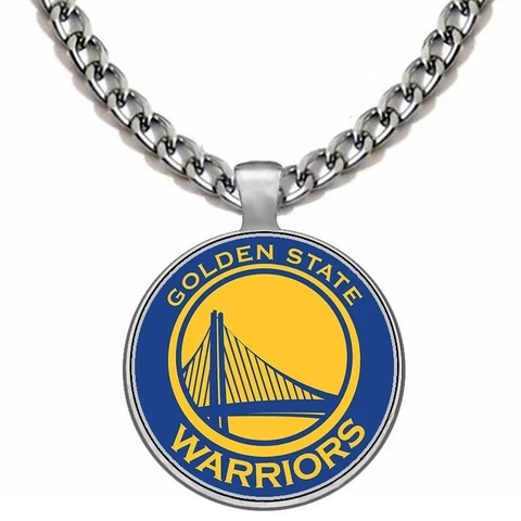 LARGE 24" Golden State Warriors NECKLACE STAINLESS STEEL CHAIN FREE SHIP' D5 Cover
