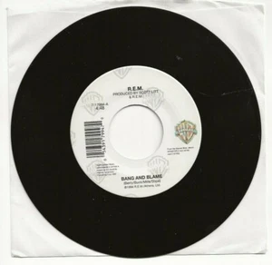 R.E.M. BANG AND BLAME 2 VERSIONS RARE MINT ORIGINAL SINGLE FROM USA - Picture 1 of 1