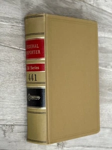 🌟 West's Federal Reporter 2D Series # 441 Law Book Hardcover - Imagen 1 de 5