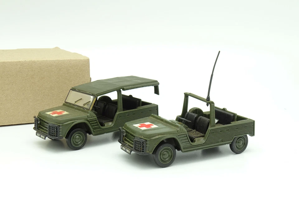 Solido SB 1/43 - Lot de 2 Citroen Mehari Ambulance Militaire  - Photo 1/1
