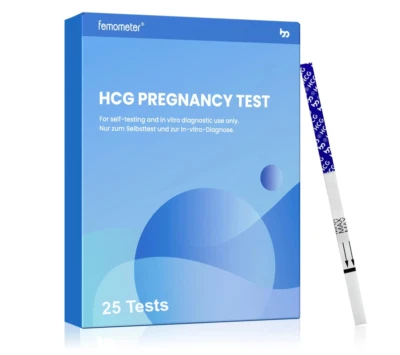 50 St Femometer Schwangerschaftstest Frühtest Erkennung HCG Tests 25 miu/ml 99% - Bild 1 von 4