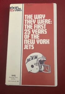 The Way They Were New York Jets VHS Tape First 25 Years NFL Films 1984 Rare NYJ - Picture 1 of 6