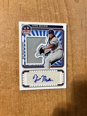 2024 Stars & Stripes - Xavier Meachem - Silhouettes Auto Jumbo Relic /199 - Image 1 of 4