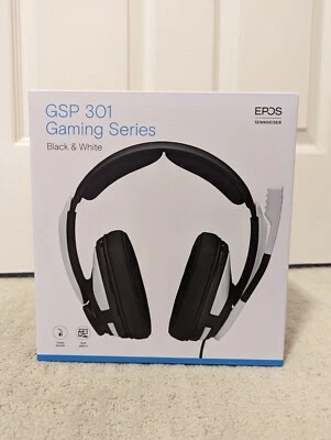 EPOS Sennheiser GSP 301 Closed Acoustic Gaming Headset White  - Image 1 of 4